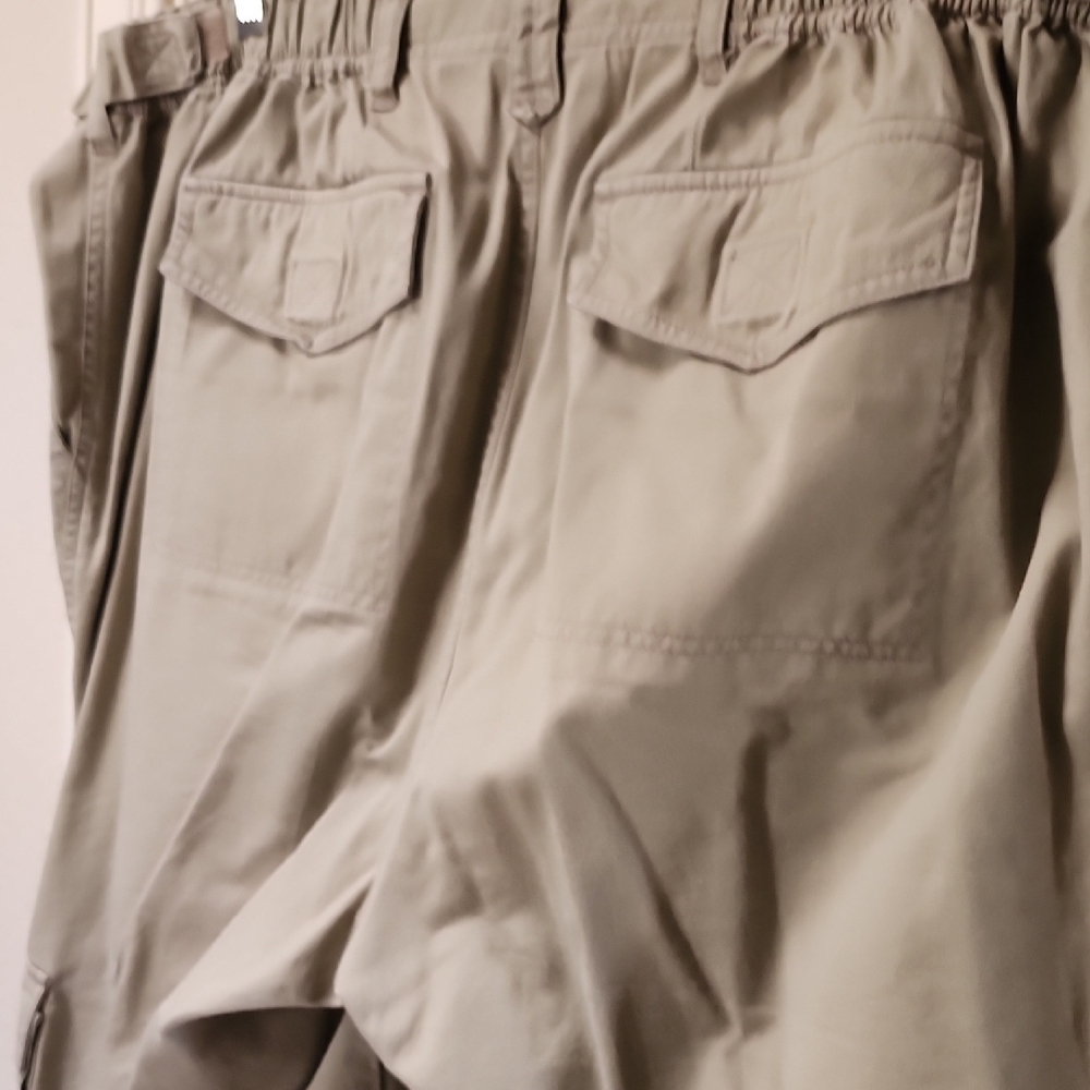 Liz & Me Women's Cargo Pants - Khaki - Picture 5 of 7